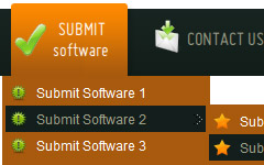 Flash Creator Software Buttons Creator Submenu