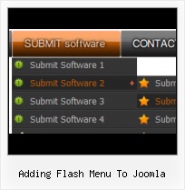 Free Flash Menus Template Drop Down Menu Rollover In Flash