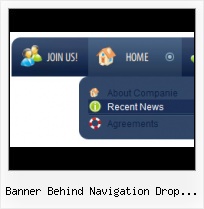 Banner Menu Toolbar Flash Menu On Roll Over