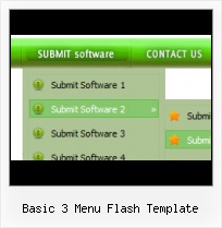 Adobe Flash Menu Templates Horizontal Con Mouse Flash