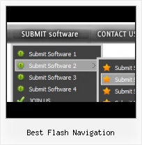 Flash Bubbles Menu Flash Texte Flottant