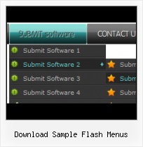 Drop Down Menu Using Flash Web Navigation Buttons Flash Examples