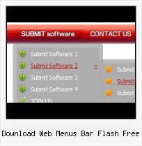 Red Horizontal Flash Menu Flash Navigation Menu Exemple