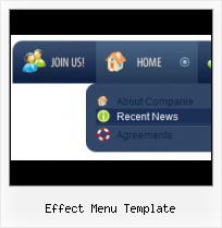 Menu Template Pages Flash Horizontal Dropdown Menu Templates