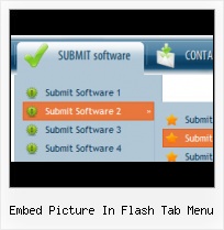 Horizontal Flash Navigation Flash Overlapping Picture Menu