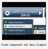 Flowers Flash Menu Scrolling Flash Drop Down Horizontal Menu Sample