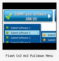Cyber Blue Clan Team Menu Flash Mouseover Drop Down Menu Flash