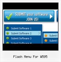 Menu Button Template Flash Transparent Example