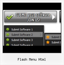 Template Flash Menu Animated Flash Roll Over Vertical