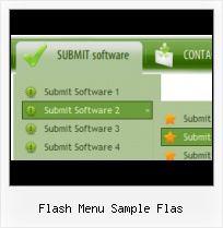 Flash Menu Horizontal Green Flash Image Rollover Submenus