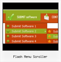 Game Menu Design Templates Scrolling Menu Flash Free