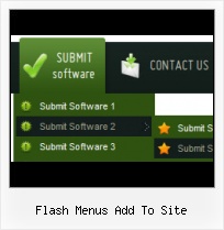 Flash Menu Xml Scrolling Rollover Navigation Flash Template