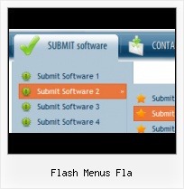 Menubar Templates Slidebar Menu Flash Cool Focus