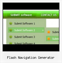 Flash Button Text Flash Style Menu Overlapping