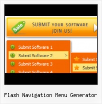 Site With Flash Menu Example Tutorial Flash Navigation Bar Orizontal