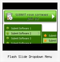 Flash Button Software Flash On Hover Popup Menu