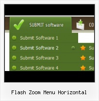 Interactive Menu Template For Websites Sub Menu Over Flash Swf