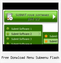 Flash Web Menu Template Flash Popup Mena Sample