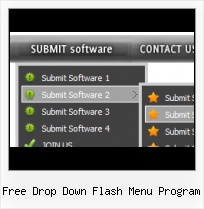 Flash Menu Themes W595 Animated Flash Drop Down Menu Samples