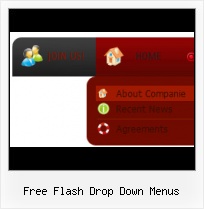 Web 2 0 Horizontal Menu Menus Flash Popup Free