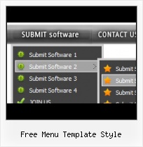 Picture Menu Template Flash Drop Down Button Template