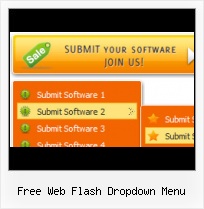 Download Flash Menu Template Flash Overlaping Submenu