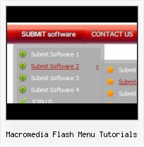 Red Horizontal Flash Menu Create Dynamic Menu In Flash