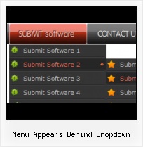 Drop Down Menu Template Flash Slide Horizontal Flash Menu