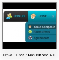 Web Menu Swf Buttons Design Mouseover Flash
