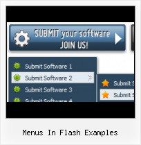 Flash Sliding Vertical Menu Template Flash Menu Array