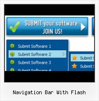 Flash Button Menue Free Flash Template Image Slider Menu