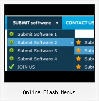 Macromedia Flash Menu Tutorials Flash Template Rollover