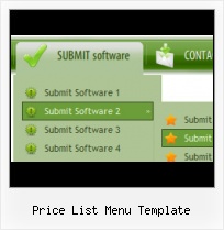 Template Drop Down Menu Flash Menu Rollover Html