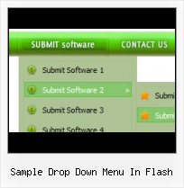 Simple Flash Menu Flash Transparent Drop Down