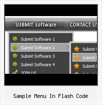 Menu Button Swf Download Free Flash Code Sample