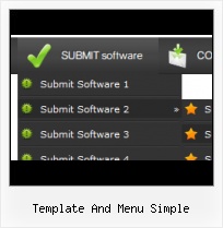 Flash Menu Intro Template Popup On Hover Flash