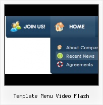 Red Horizontal Flash Menu Free Flash Menus Generator