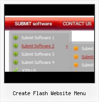 Flash Presentation With Vertical Menu Template Flash Rollover Animation Saples