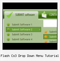 Free Flash Menus Templates Flash Appears Over Drop Down Menu