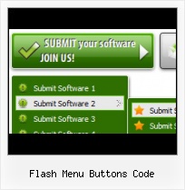 Flash Animated Menu Template Flash Button Navigation Sample