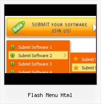 Button Menu Flash Goes Behind Flash