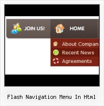 Flash Covers Drop Down Menu Web Menu Verticale Flash Template