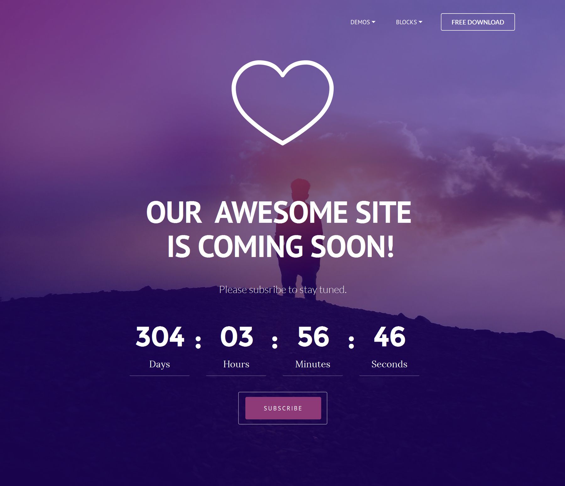 Bootstrap Coming Soon  Templates