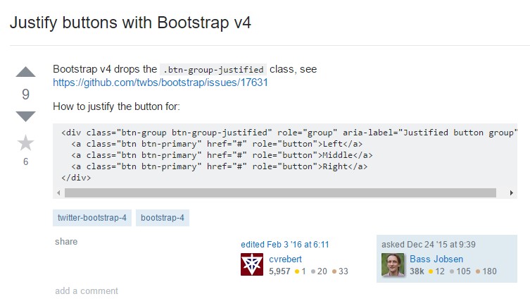 Justify buttons  utilizing Bootstrap v4