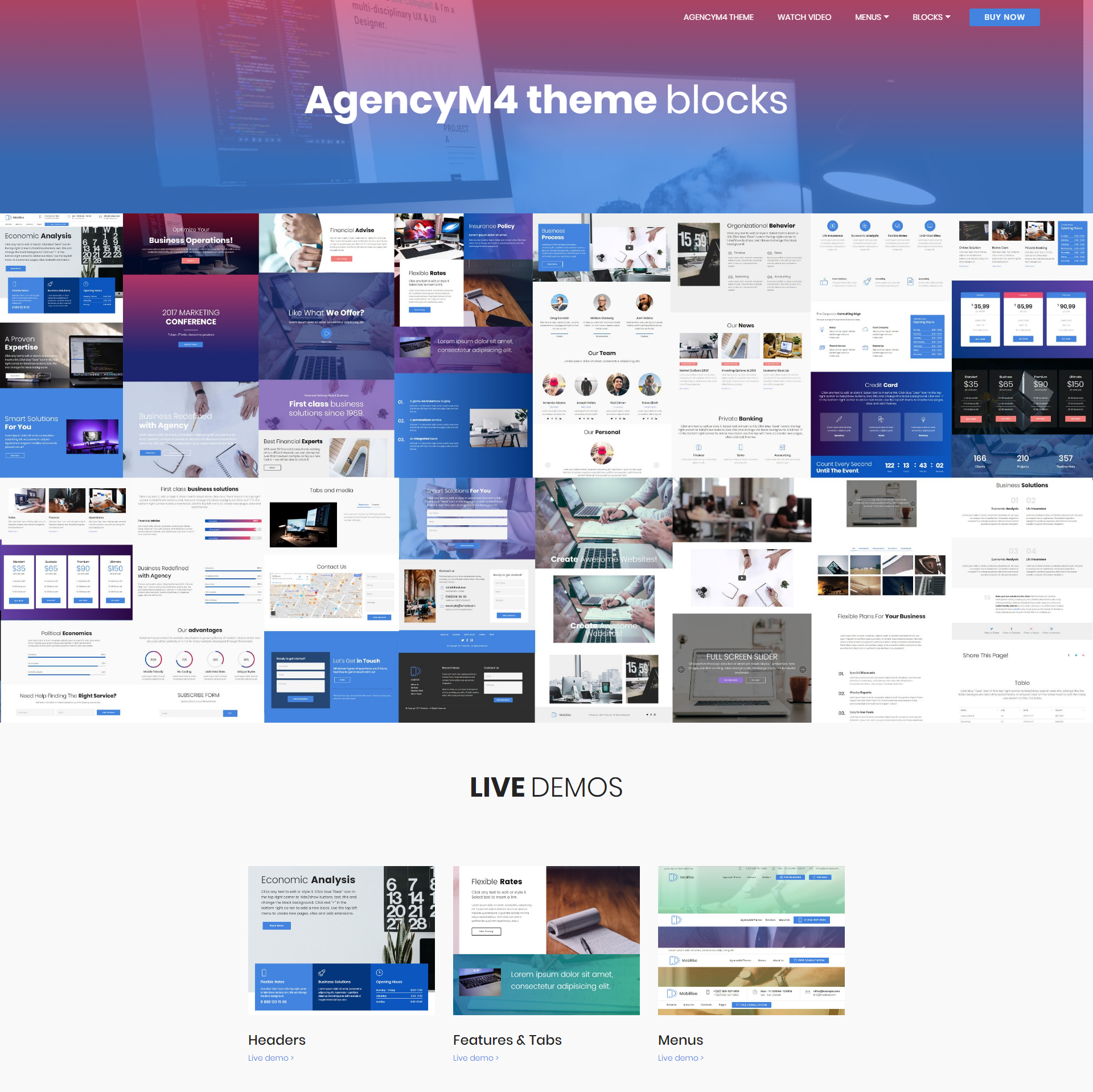 Free Download Bootstrap AgencyM4 Themes