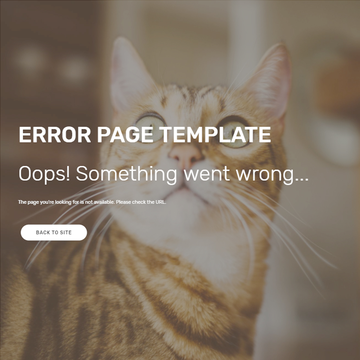 Free Download Bootstrap Error Page Themes