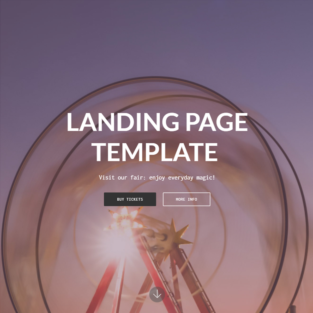 HTML5 Bootstrap Landing Page Templates
