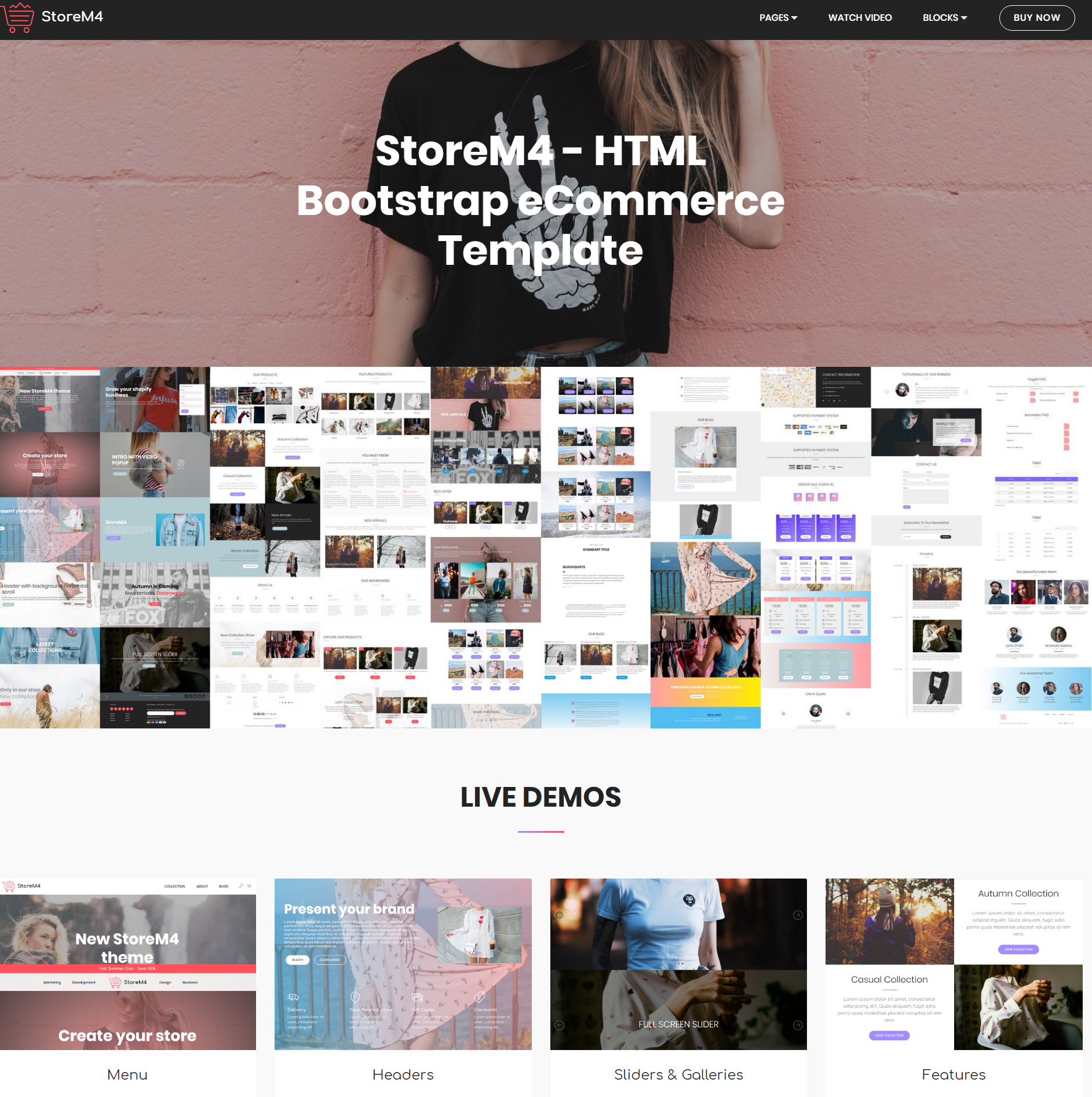 Free Download Bootstrap Storem4 Themes