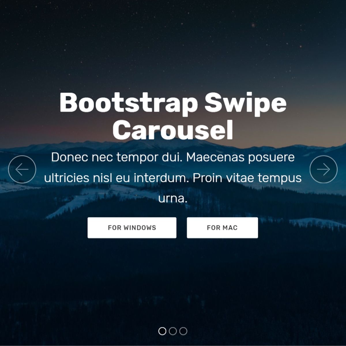 HTML Bootstrap Picture Slideshow